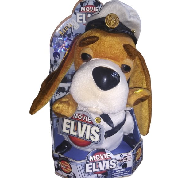 Elvis Presley Movie Elvis Hound Dog Animated Plush GEMMY 2003 COLLECTION NOS - Picture 1 of 7